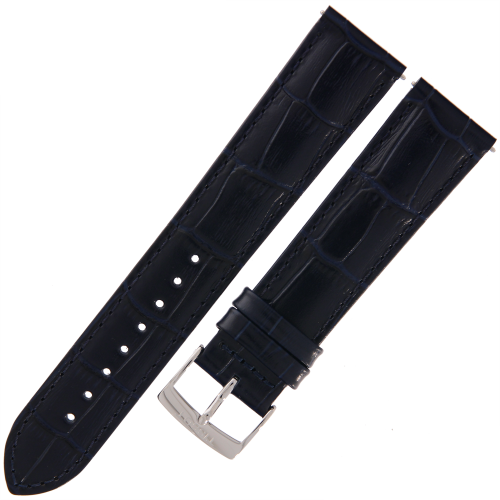 TISSOT T600049251 - 20mm - GRANATOWY - Skórzany pasek do zegarka