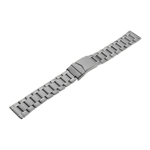 PACIFIC MT91 - Srebrny - 20mm - Stalowa bransoleta do zegarka