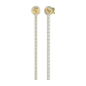 GUESS JUBE05144JWYGT/U - Damskie - Kolczyki ze stali nierdzewnej