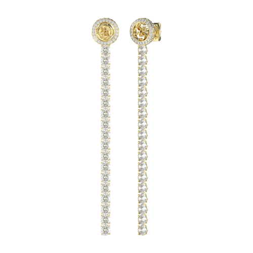 GUESS JUBE05144JWYGT/U - Damskie - Kolczyki ze stali nierdzewnej