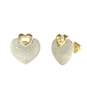 GUESS JUBE05213JWYGT/U - Damskie - Kolczyki ze stali nierdzewnej