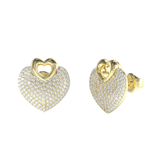 GUESS JUBE05213JWYGT/U - Damskie - Kolczyki ze stali nierdzewnej