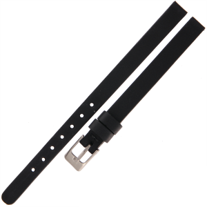 LAVVU Plain LSCUB08 - 08mm - CZARNY - Skórzany pasek do zegarka