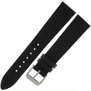 LAVVU Sport LSAUB19 - 19mm - Czarny - Skórzany pasek do zegarka