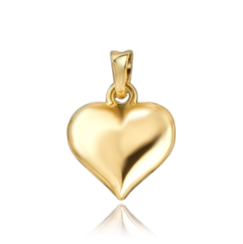 MINET Gold - Au585 / 0,70g - Złoty wisiorek serce