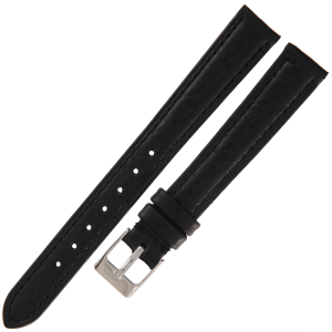 TEKLA E10 - 14mm - CZARNY - Skórzany pasek do zegarka