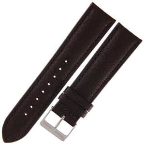 TEKLA E20B - 22mm - CIEMNY BRĄZ - Skórzany pasek do zegarka