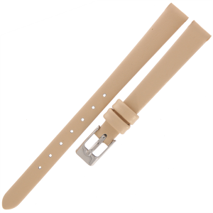 TEKLA G10 - 10mm  - Gładki - KREMOWY - Skórzany pasek do zegarka