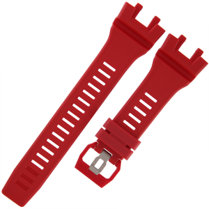 CASIO 10637418 - Pasek do zegarka - GBA-900 / GBA-900RD-4A - Czerwony