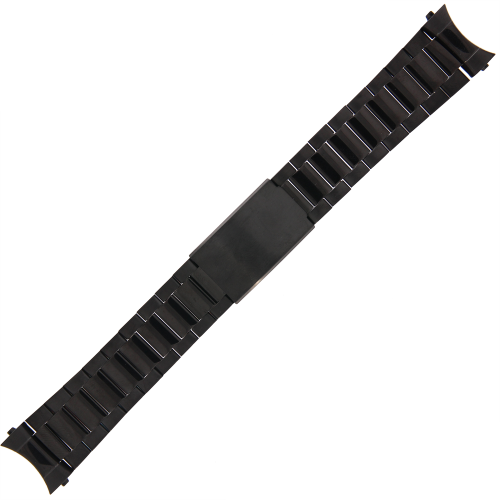 JVD J1041 - 22mm - Czarny - Stalowa bransoleta do zegarka