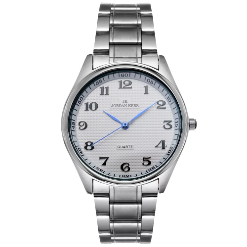 JORDAN KEER L1010 IPS - Silver  - Męski - Zegarek na bransolecie