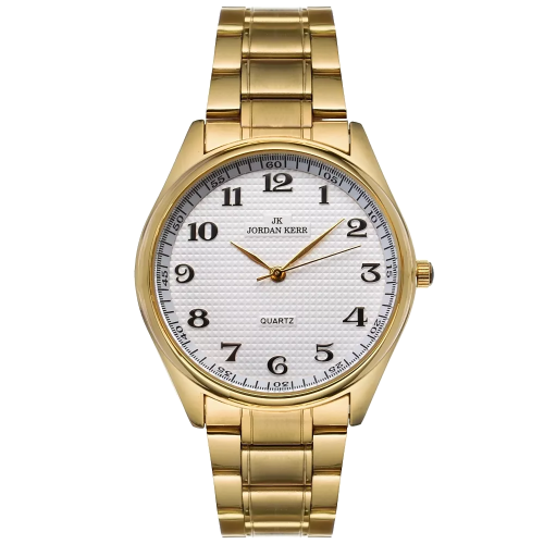 JORDAN KEER L1010 IPG - White - Męski - Zegarek na bransolecie