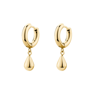 BROSWAY BPC45 - Perfect - Damskie - Kolczyki ze stali chirurgicznej - Żółto Złote