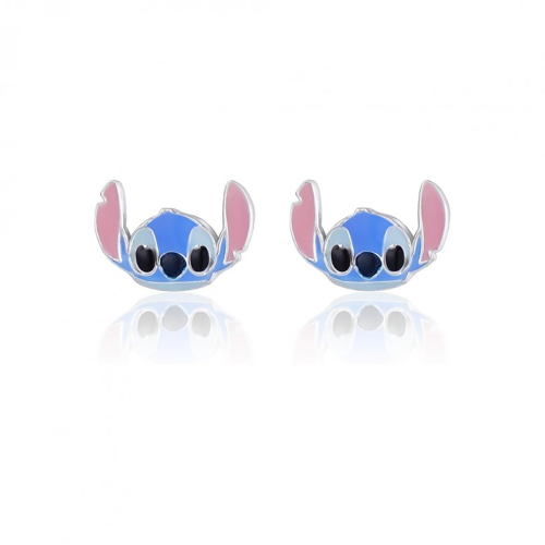DISNEY - Stitch - Ag925 - Srebrne kolczyki z emalią