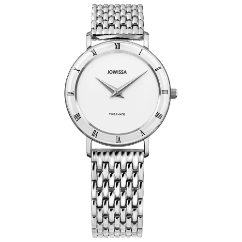 JOWISSA J2.289.M - ROMA 30mm - Silver/White - Damski - Zegarek na bransolecie