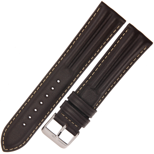 ROCHET Abyss - CIEMNY BRĄZ - 20mm - Skórzany pasek do zegarka