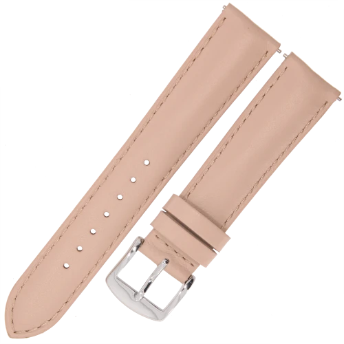 ROCHET New York - RÓŻ PUDROWY - 18mm - Skórzany pasek do zegarka