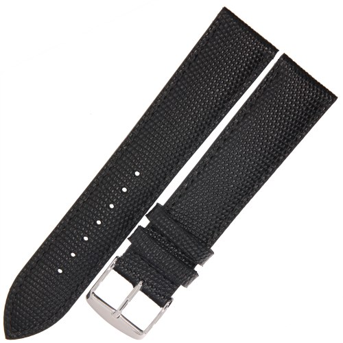 ROCHET Opaline - CZARNY - 20mm - Skórzany pasek do zegarka