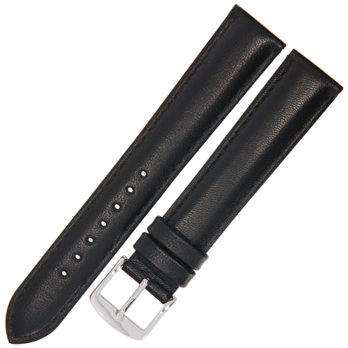 ROCHET Screen - CZARNY - 18mm - Skórzany pasek do zegarka