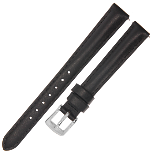 ROCHET New York - CZARNY - 12mm - Skórzany pasek do zegarka
