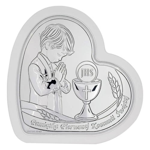 FUSELLI - 15x15,5cm - Obrazek KOMUNIA Chłopiec na panelu