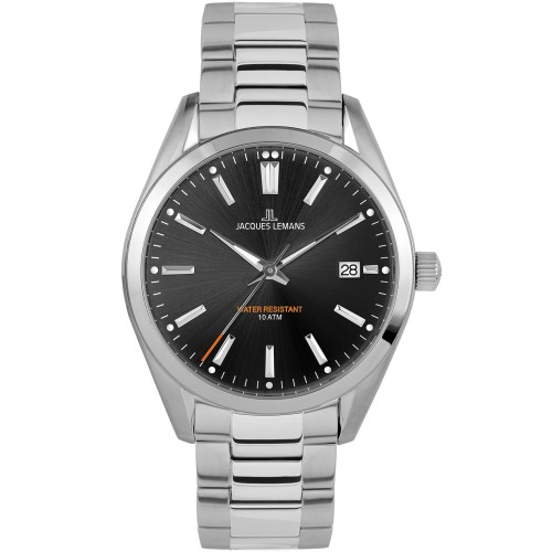 JACQUES LEMANS 1-1859E - Derby - Męski - Zegarek na bransolecie