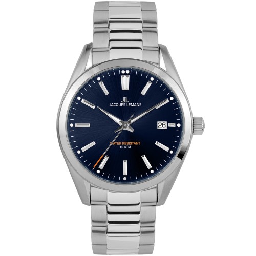 JACQUES LEMANS 1-1859G - Derby - Męski - Zegarek na bransolecie