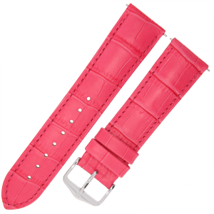 HIRSCH Duke L - RÓŻOWY - 22mm - Skórzany pasek do zegarka