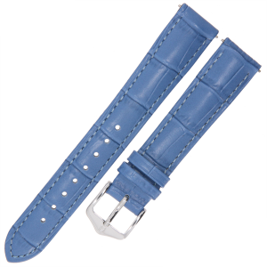 HIRSCH Duke M - NIEBIESKI - 16mm - Skórzany pasek do zegarka