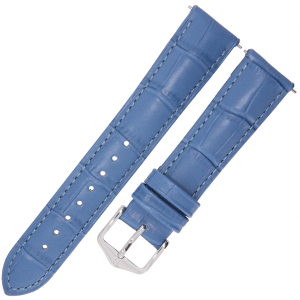 HIRSCH Duke M - NIEBIESKI - 18mm - Skórzany pasek do zegarka