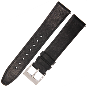 TEKLA TI1 - 20mm - CZARNY - Skórzany pasek do zegarka