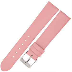 TEKLA GN13 - 18mm - Gładki - RÓŻOWY - Skórzany pasek do zegarka