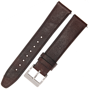 TEKLA TI2B - 24mm - CIEMNY BRĄZ - Skórzany pasek do zegarka