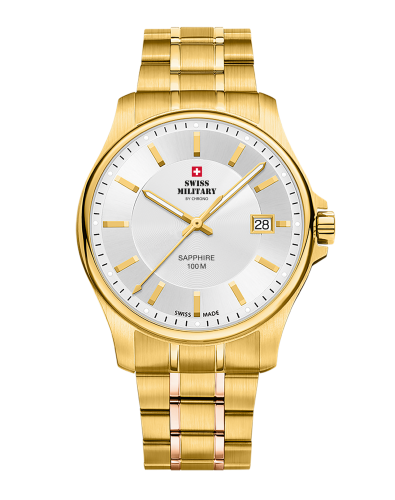 SWISS MILITARY by Chrono SM30200.09 - Classic - Męski - Szwajcarski zegarek na bransolecie