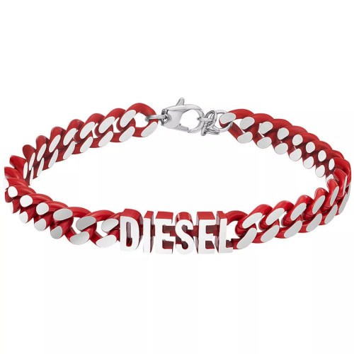 DIESEL DX1415040 - STEEL - Męska - Bransoletka ze stali nierdzewnej