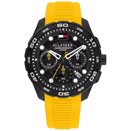 TOMMY HILFIGER 1792235 - #TH-Regatta - Męski - Zegarek na pasku silikonowym