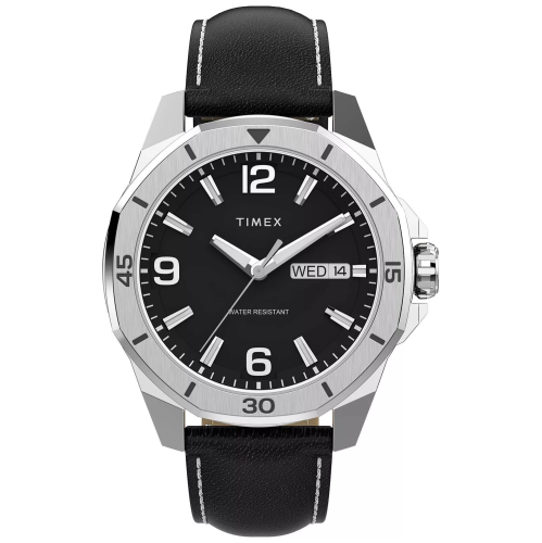 TIMEX TW2W79800 - Essex Day & Date - Męski - Zegarek na pasku