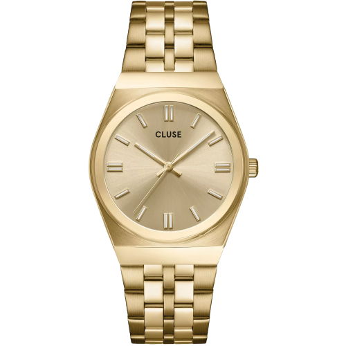 CLUSE CW35104 - Retro 70's Full Gold - Damski - Zegarek kwarcowy