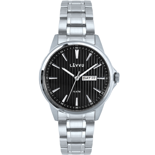 LAVVU LWM0271 - TRONES Black - Męski - Zegarek na bransolecie