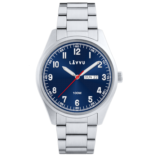 LAVVU LWM0310 - FOSEN Blue - Męski - Zegarek na bransolecie