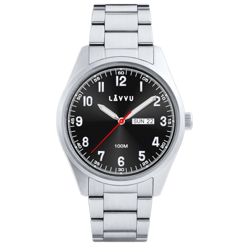 LAVVU LWM0311 - FOSEN Blue Dark Grey - Męski - Zegarek na bransolecie