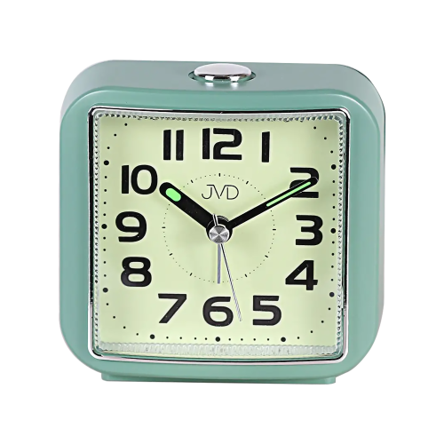 JVD SRP8204.2 - 4x5cm - Zielony - Budzik wskazówkowy
