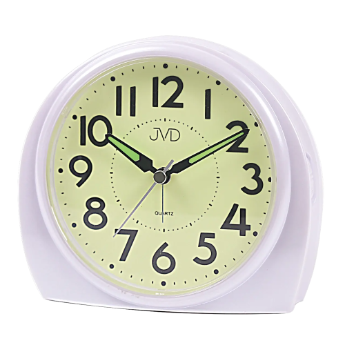JVD SRP3701.2 - 14x14,5cm - Biały - Budzik wskazówkowy
