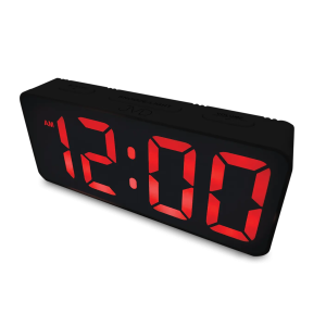 JVD SB524.2 - 13x5cm - Czarny - Budzik elektroniczny