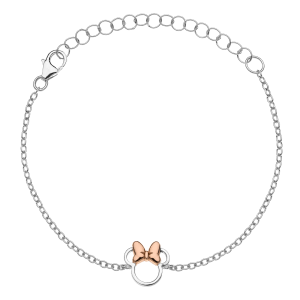 DISNEY BS00027TL-55.CS - MINI MOUSE - Bransoletka srebrna