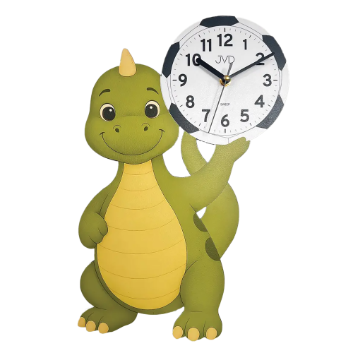 JVD HJ111 - 28,5x40cm - DINOZAUR - Zegar ścienny