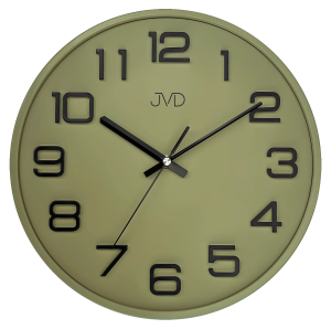 JVD HX2472.12 - 30cm - Zielony - Zegar ścienny