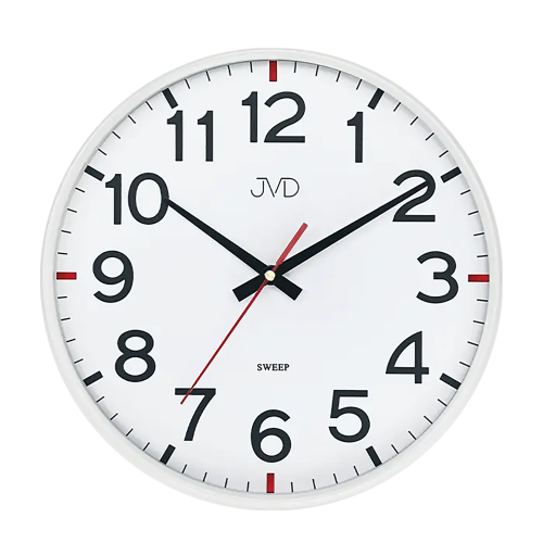 JVD HX2508.1 - 30cm - Biały - Zegar ścienny