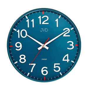 JVD HX2508.4 - 30cm - Niebieski - Zegar ścienny