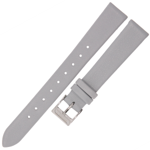 MINET MSLAS14 - 14mm - SZARY - Skórzany pasek do zegarka